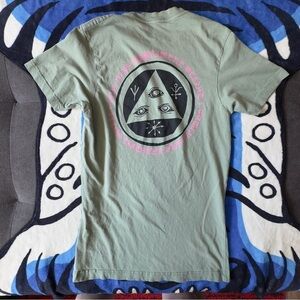 Welcome Skateboards Latin Tali 2 Skate T-Shirt - Artichoke  Size S